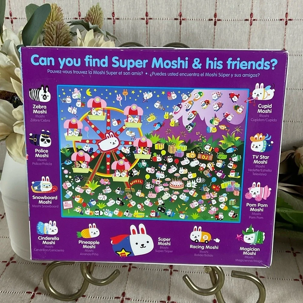 Moshi Moshi Kawaii Where is Flower Moshi? Where is Super Moshi? Jigsaw Puzzles